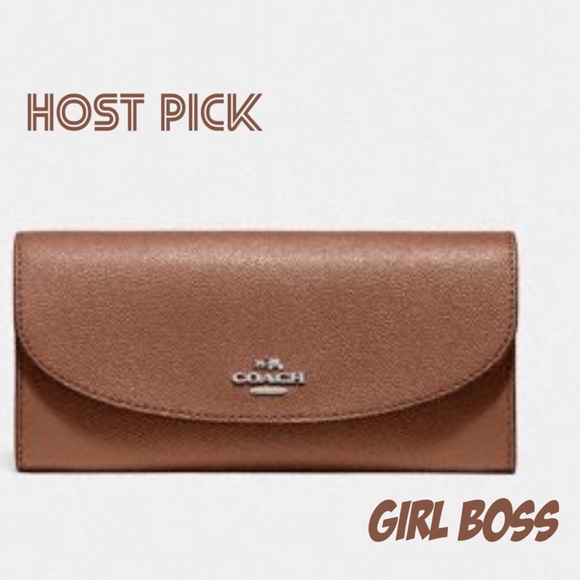 Coach Handbags - 🎉HOST PICK🎉 NWT COACH Crossgrain Leather Wallet